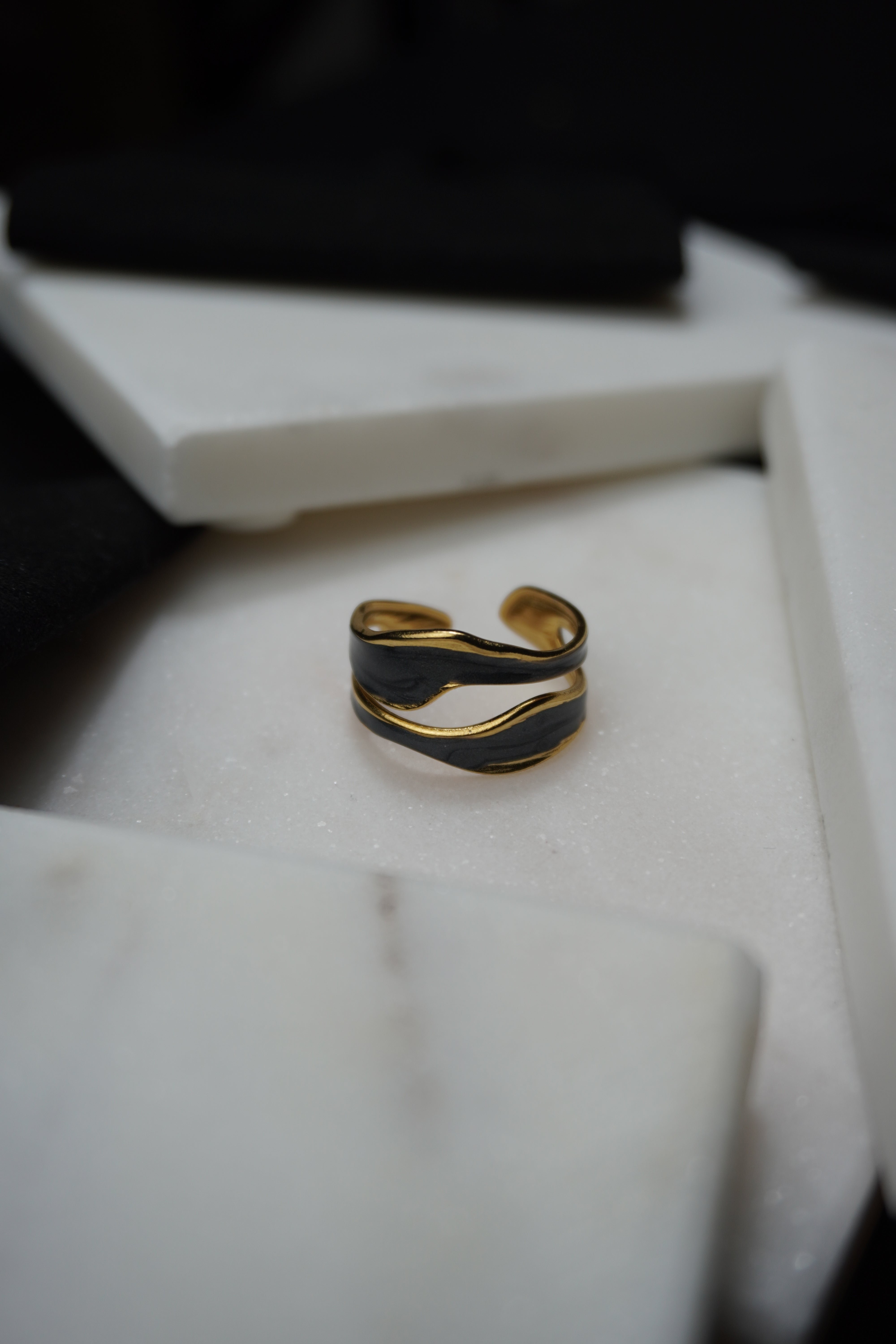 Lagertha Bague - Black