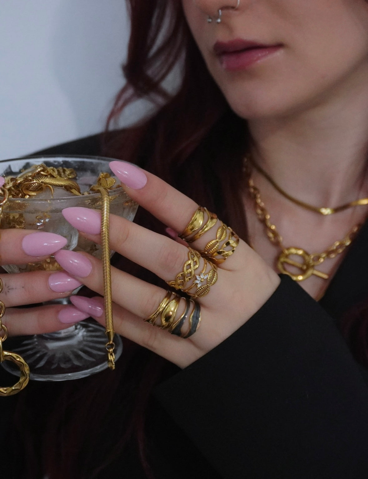 Lagertha Bague - Black