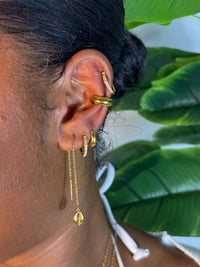 Mina boucles enfilantes cauris