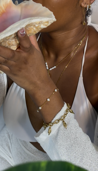 Naïa bracelet forçat corne de lambi