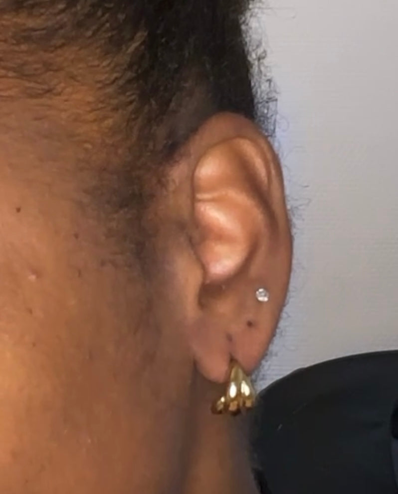 Sophia boucles mini creoles